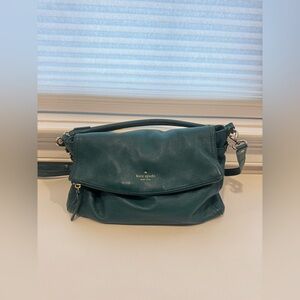 Kate Spade Teal Blue Leather Crossbody Bag